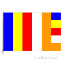 90*150cm Boeddhistische vlag 100% polyester Boeddhisme banner